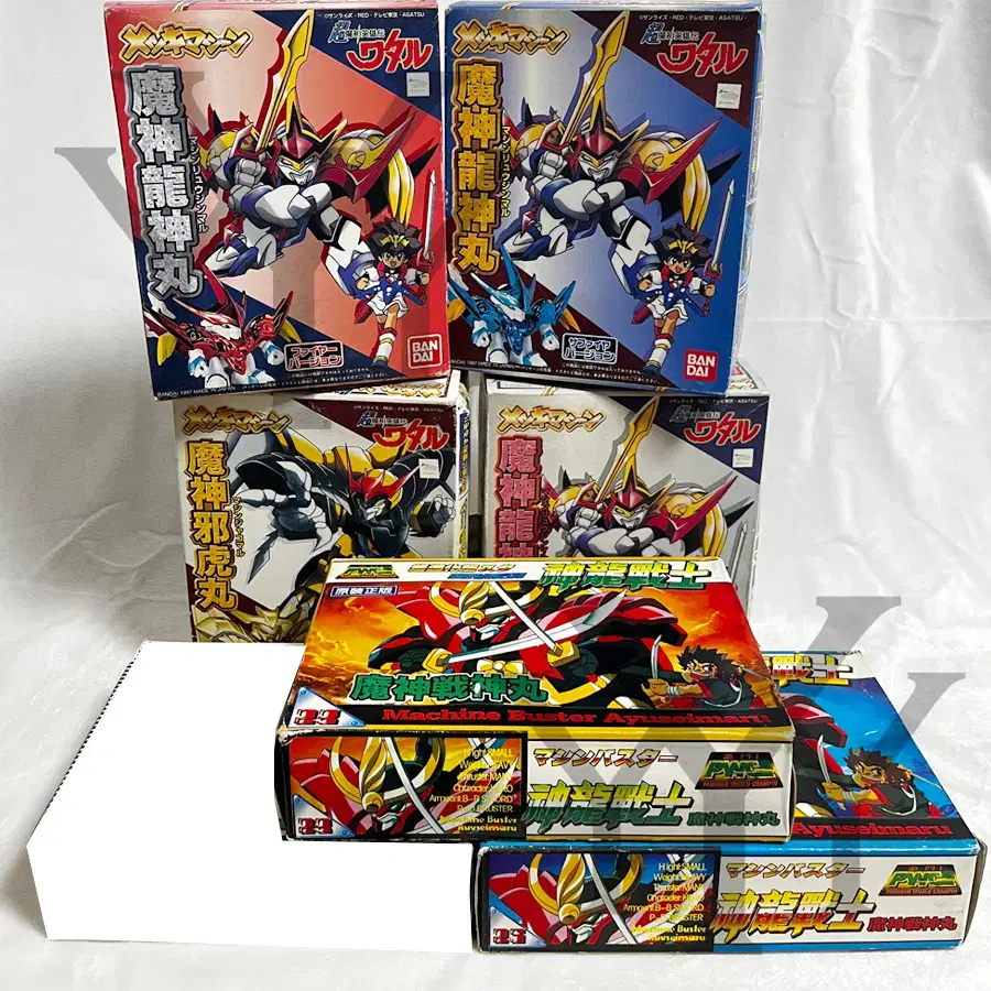 [New Year's Sale] VANDAI Chōma Shin Hero Sentai Wataru Plastic Model Old Toy Set