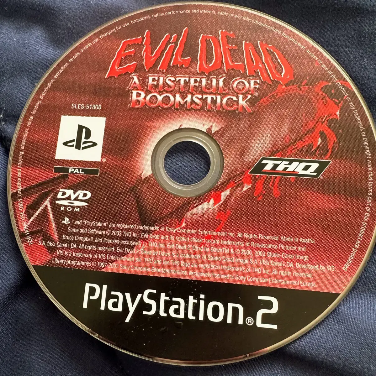 Evil Dead PS2 게임