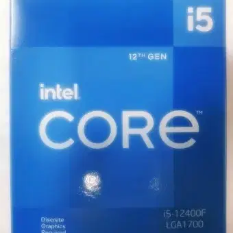 i5 12400f cpu 정품 미개봉