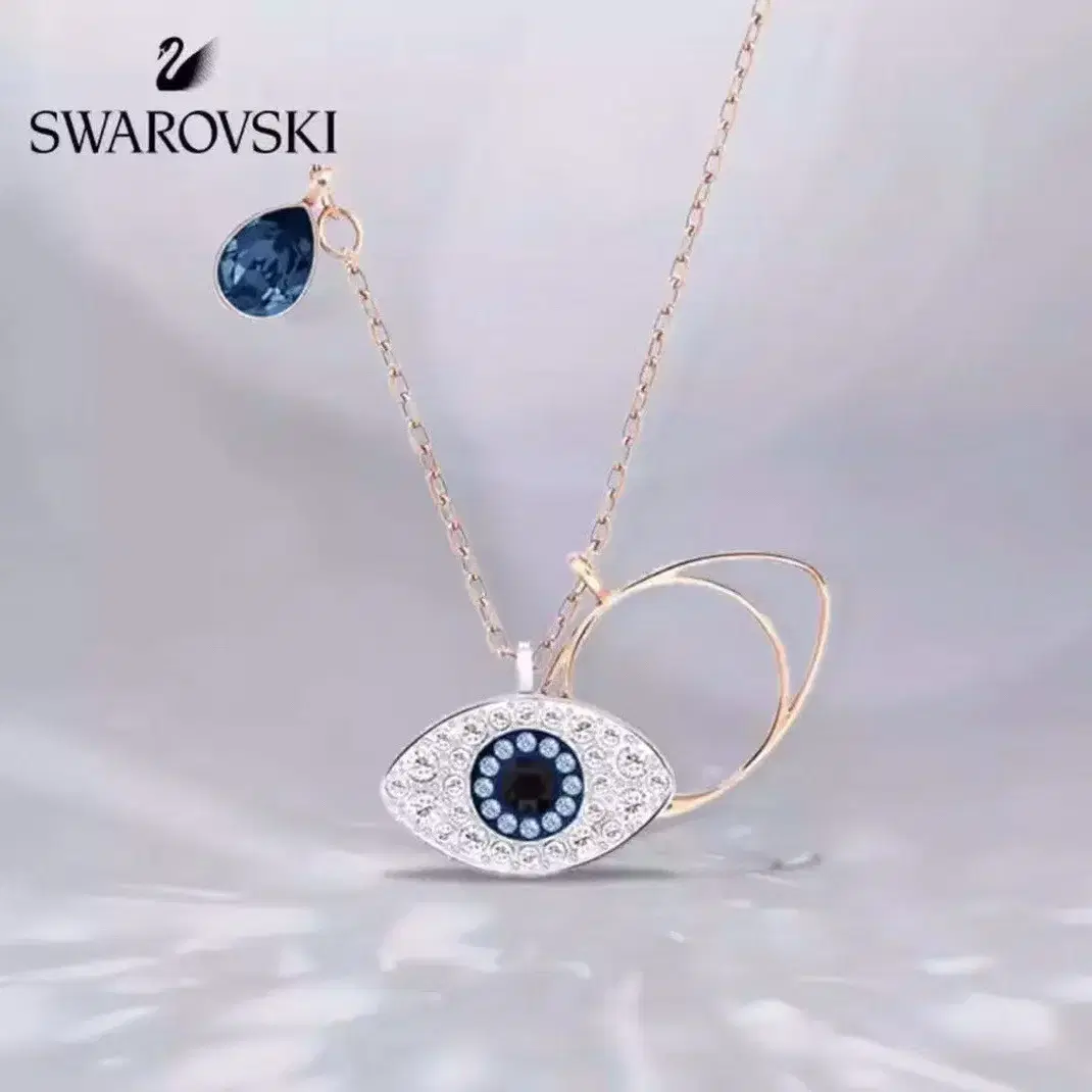 SWAROVSKI사파이어 목걸이