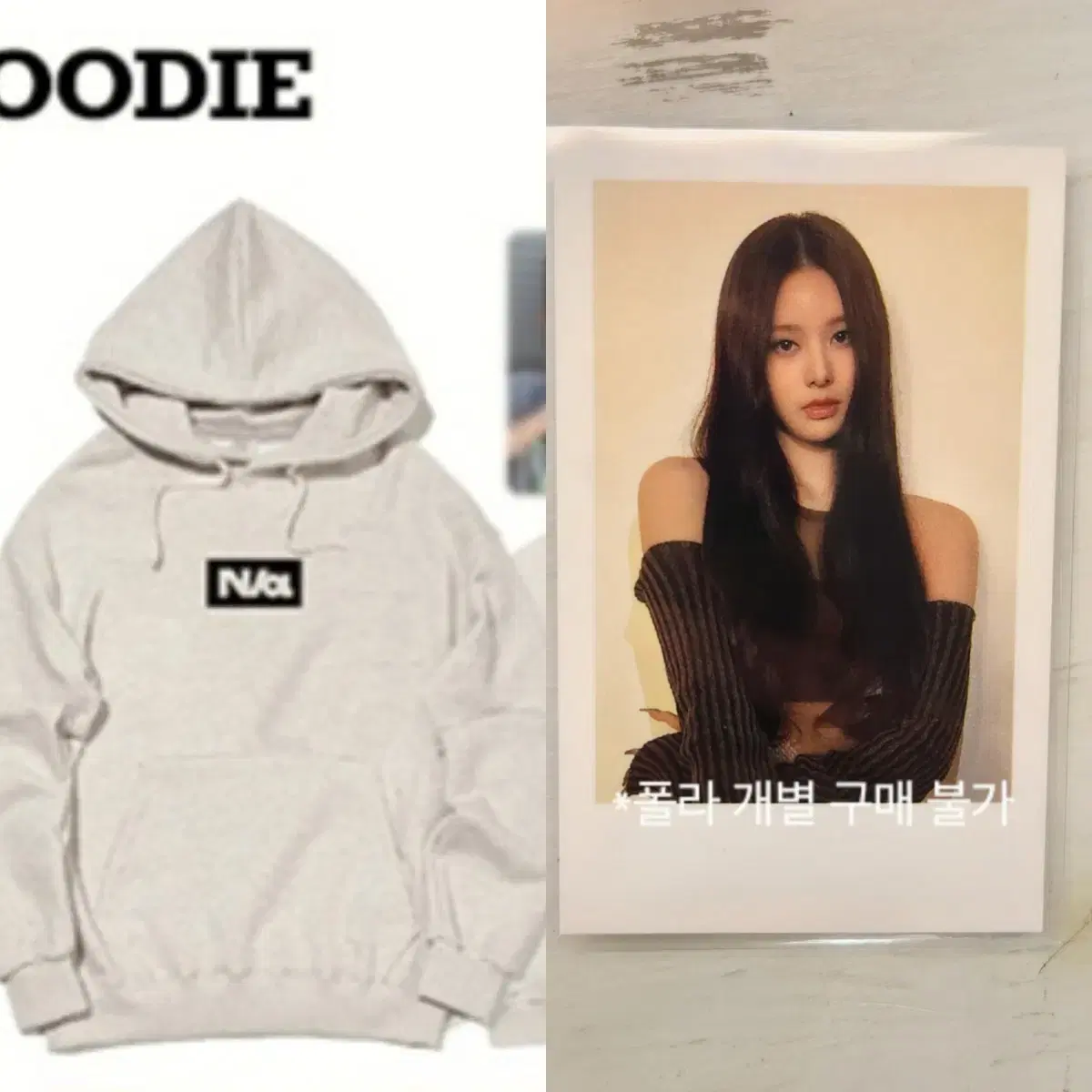 izna 이즈나 pop up Hoodie (Photocard X)(Fan Club Pola O)(Fan Club Pola O)Bangmin YoonJiyoon Coco