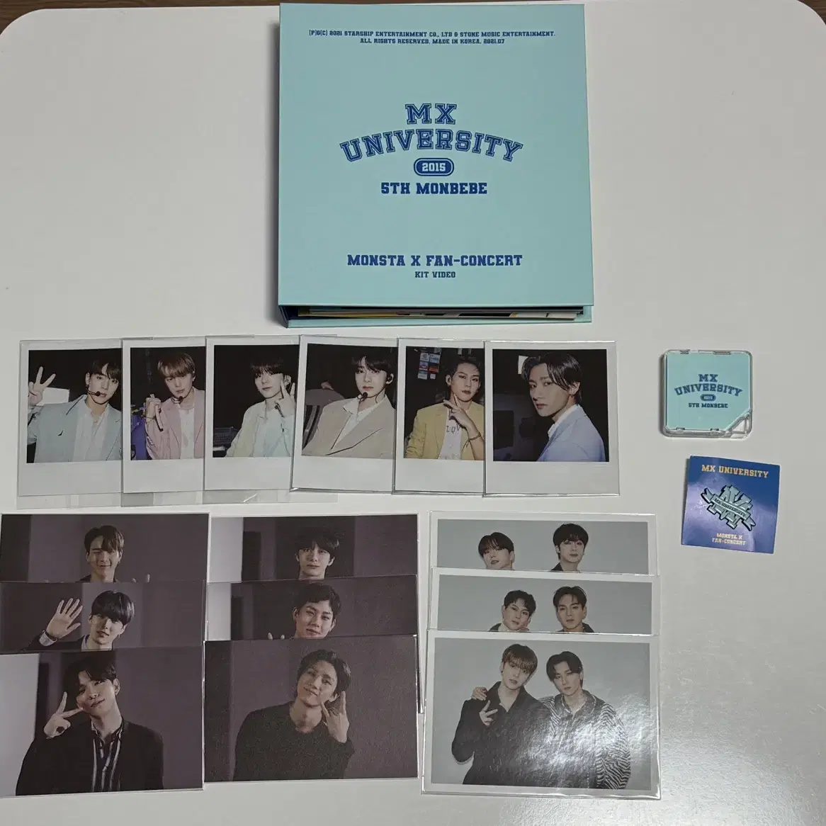 몬스타엑스 mx university 5기 팬콘 키트 dvd 양도