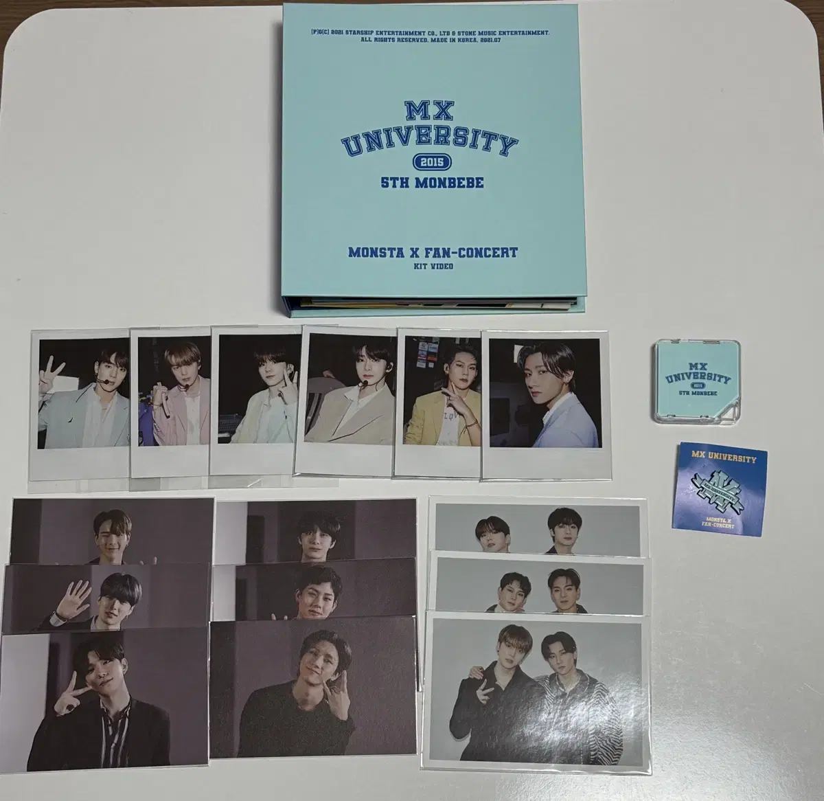 몬스타엑스 mx university 5기 팬콘 키트 dvd 양도