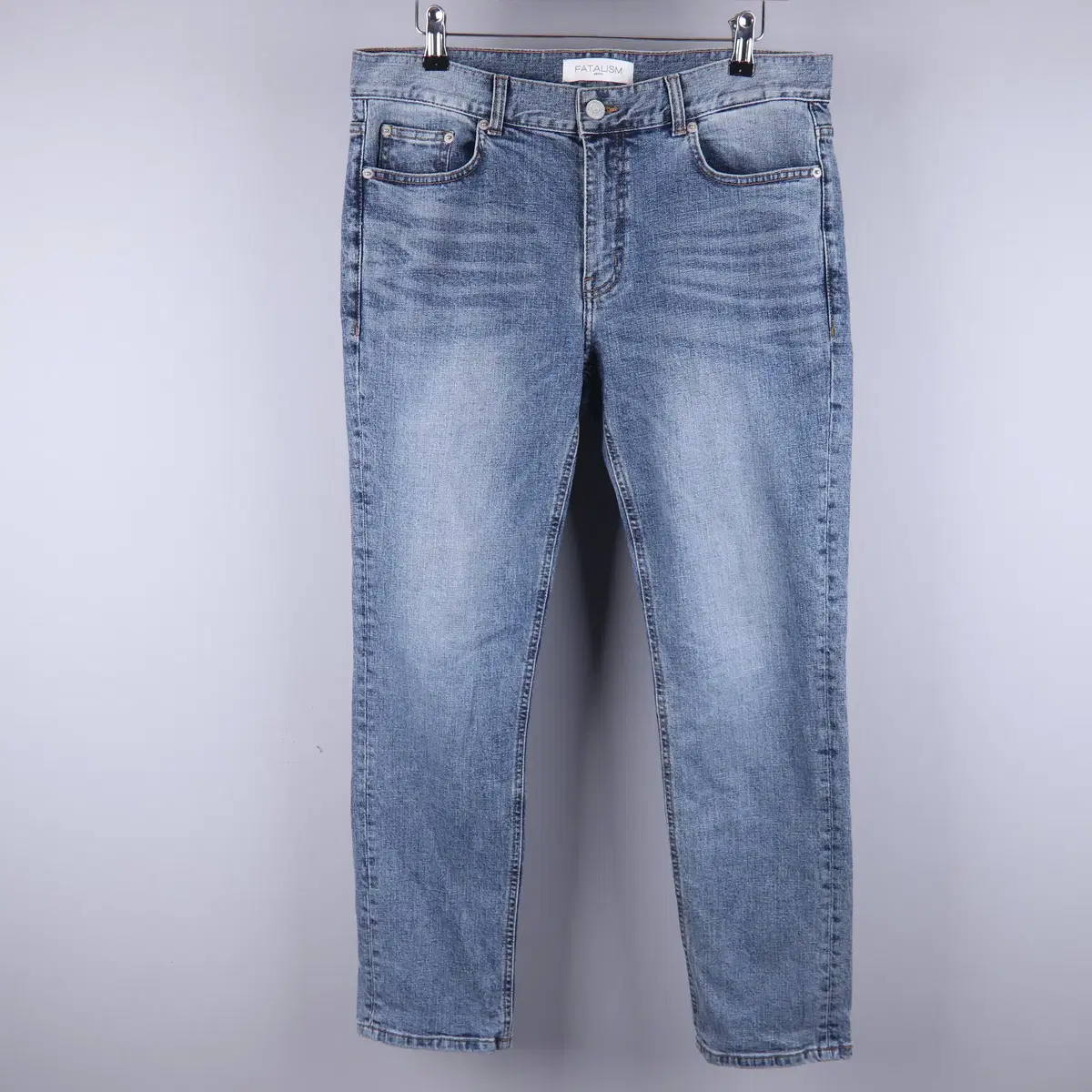 페이탈리즘 청바지 blue crop jeans (48) 1554