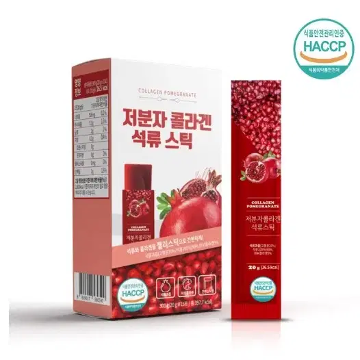 저분자 콜라겐 석류 젤리스틱 20g*15포