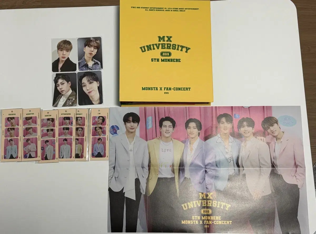 몬스타엑스 5기 팬콘 mx university dvd 디비디 양도