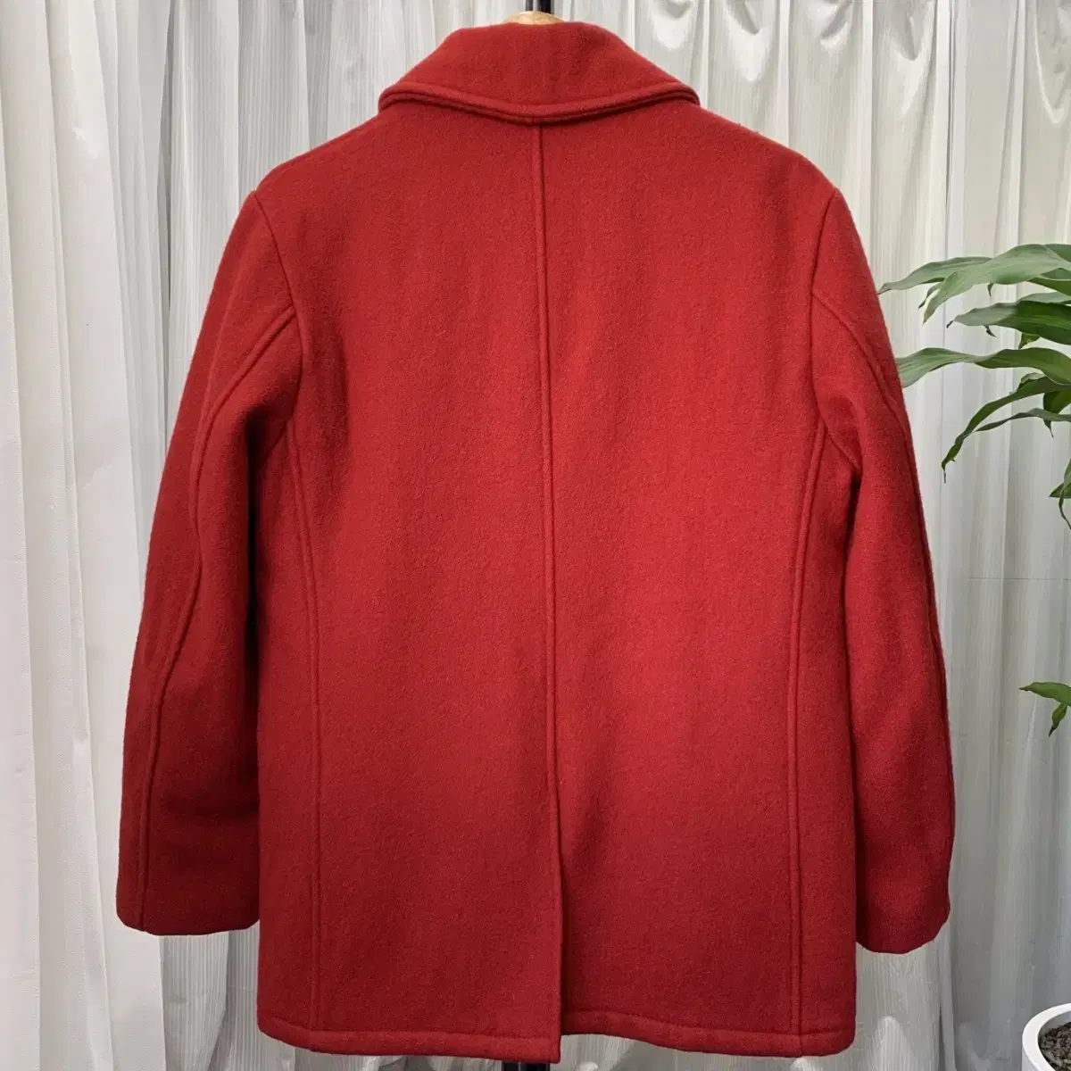 Schott US 740N PEA JACKET 쇼트 레드 피코트