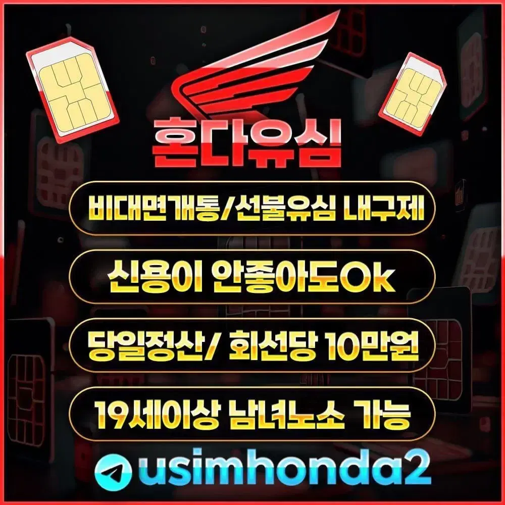 선불 유심 내구재 회선당 10만원