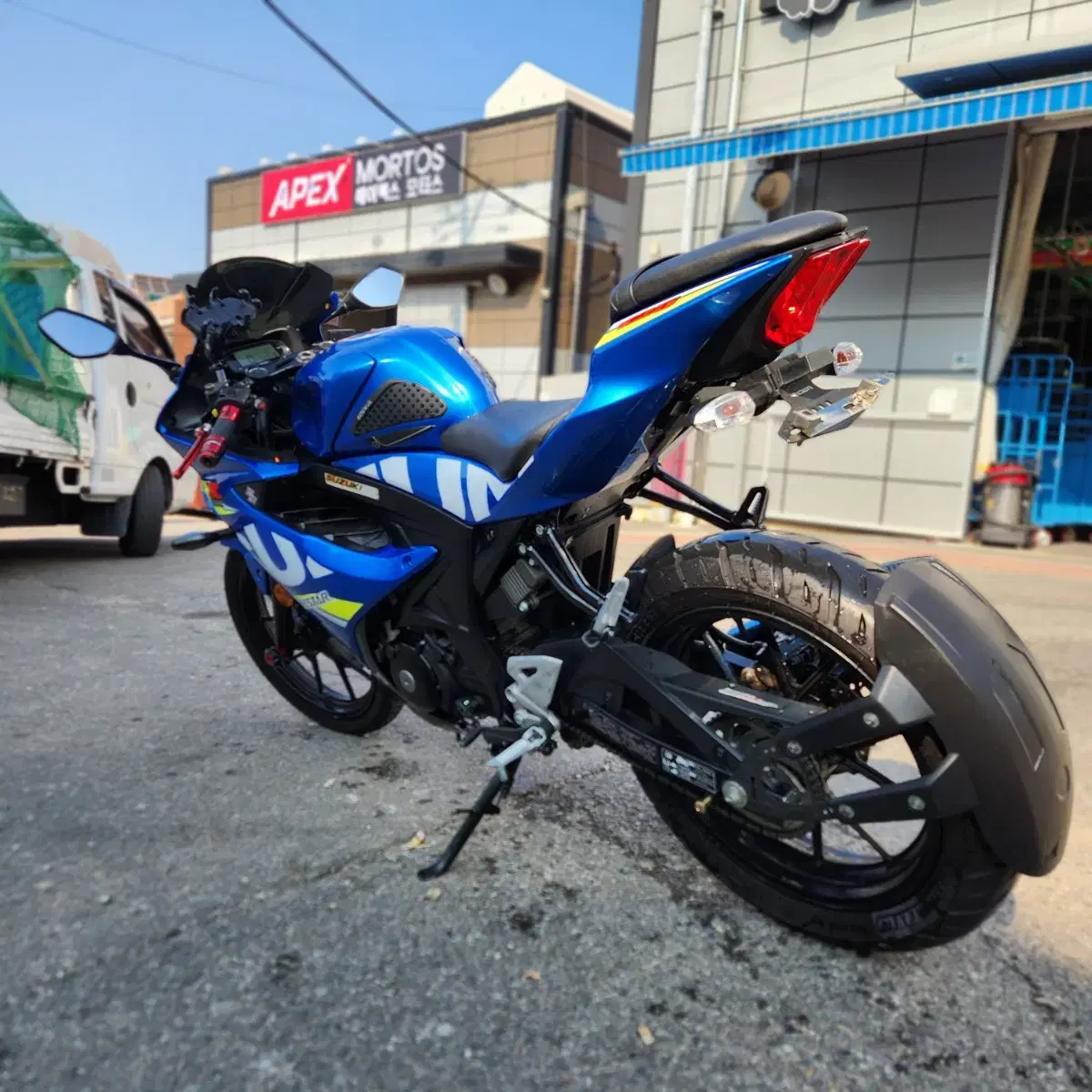 연말특가/gsxr125 19년형 2만키로 요시무라풀배기,깔끔한외관