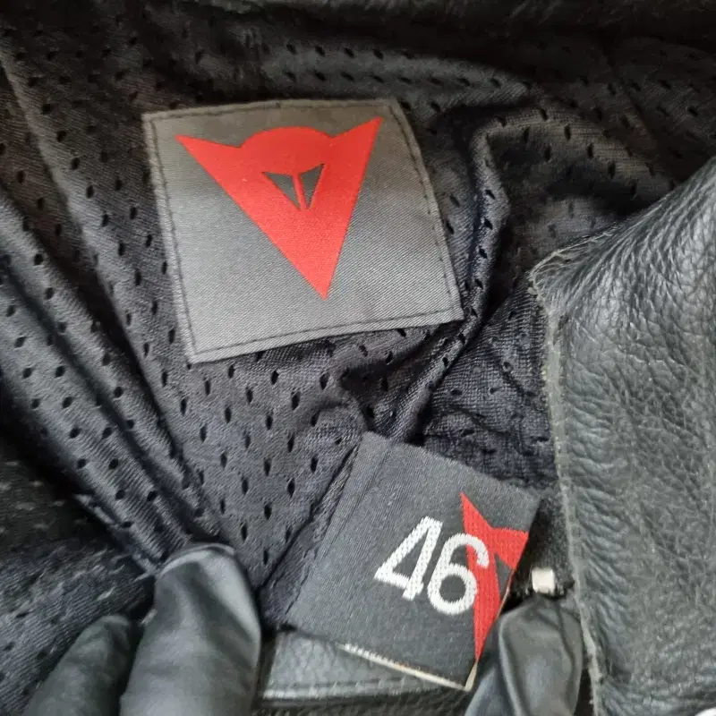 Z5790 DAINESE 라이더 가죽 자켓 바지 세트 남46SIZE