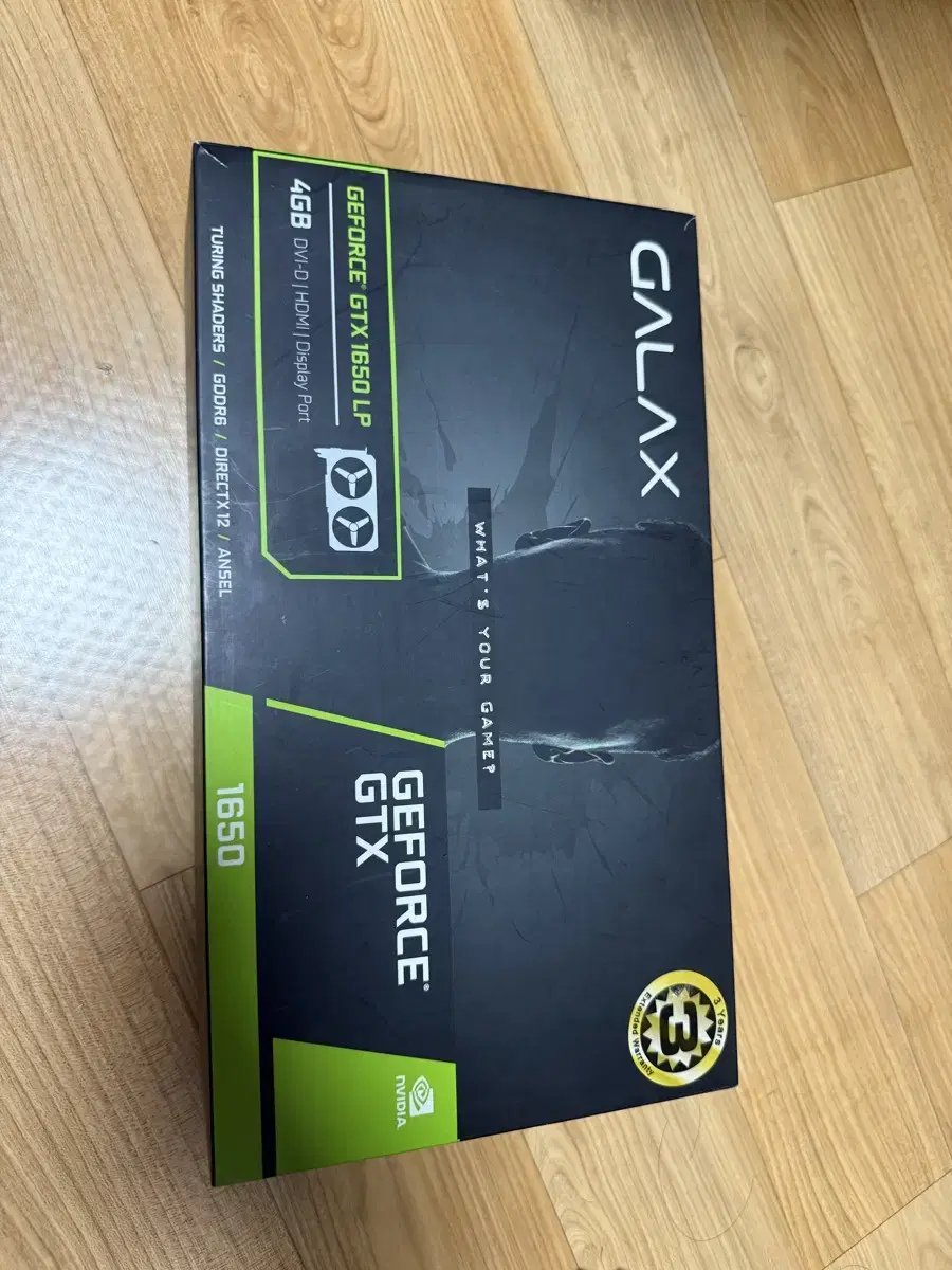 Galaxy GTX1650LP kard