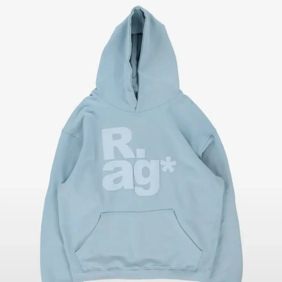 더콜디스트모먼트 후드티 TCM rag hoodie (sky blue)