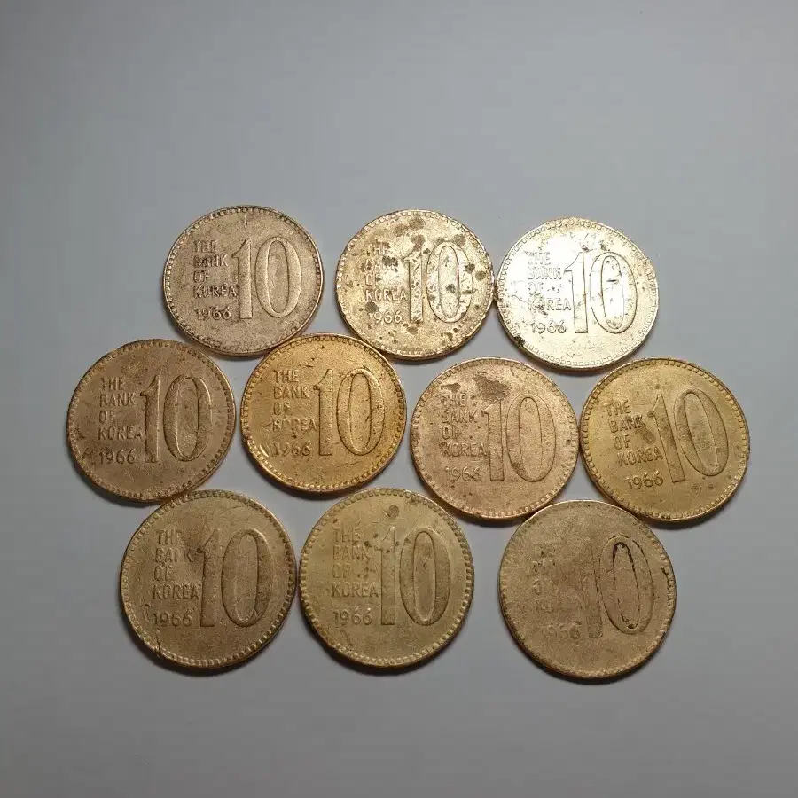 1966년10원 동전