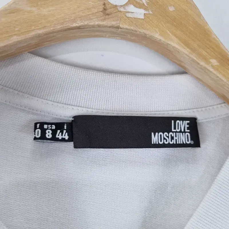 Z5768 LOVE MOSCHINO 하트 로고 긴팔티 여8SIZE