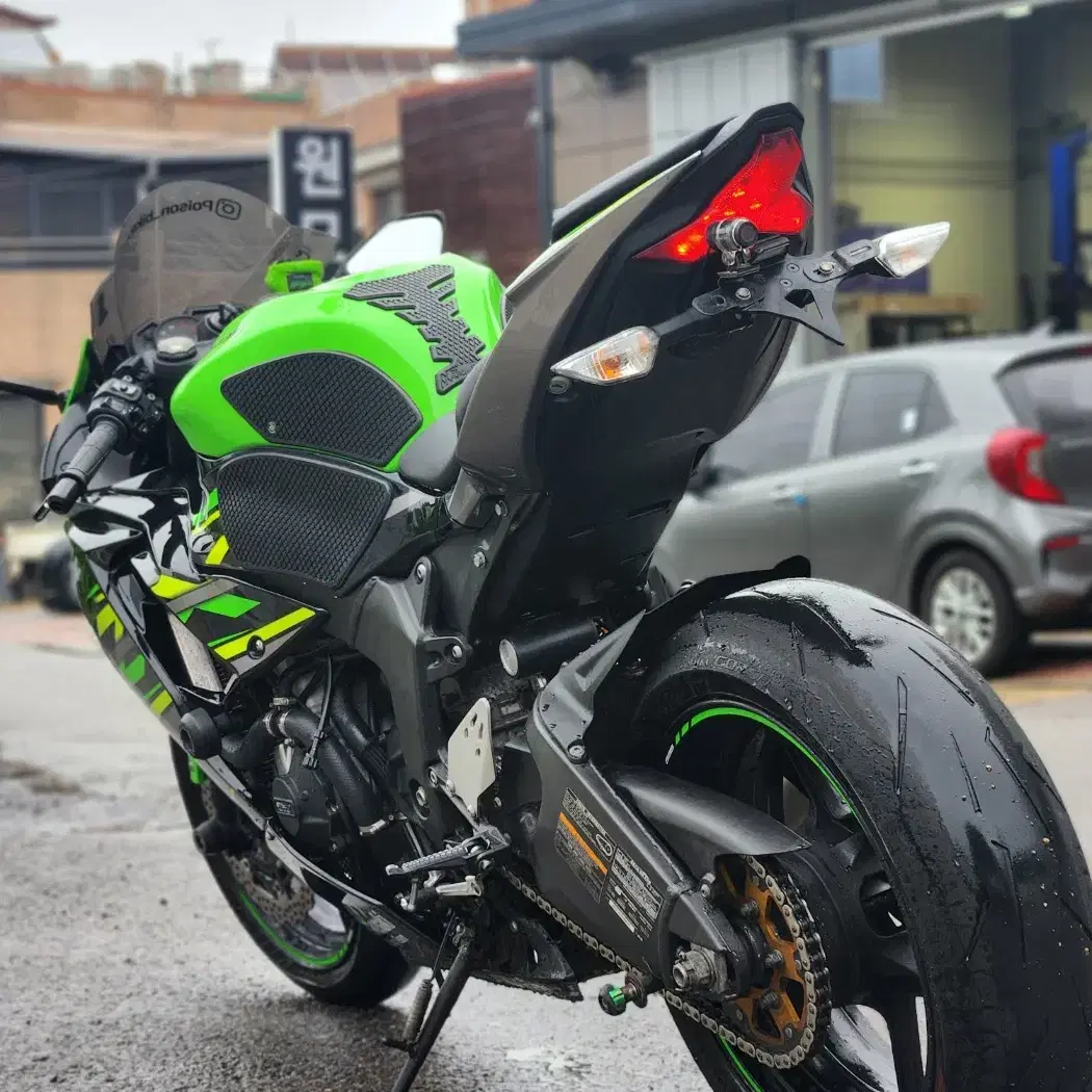 특가)가와사키닌자 zx6r 19년 오스틴하프배기 구변완료 최저가판매합니다