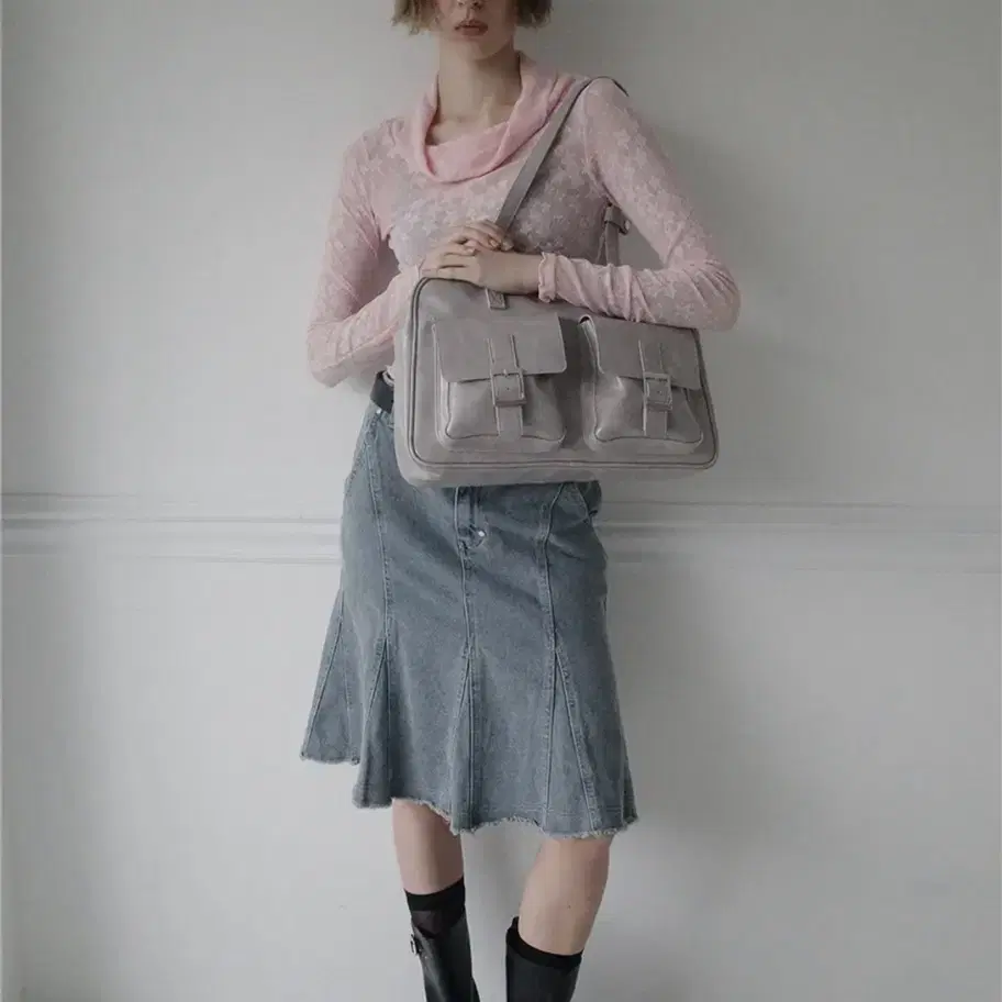 필인더블랭크 가방 PK Shoulder Bag (marble)(stone