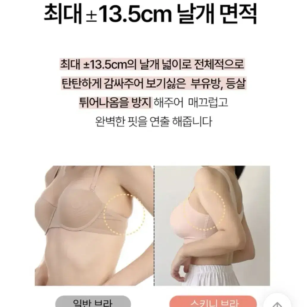 노메이커 밀착 스킨핏 스키니브라 2개묶음+세탁망 증정