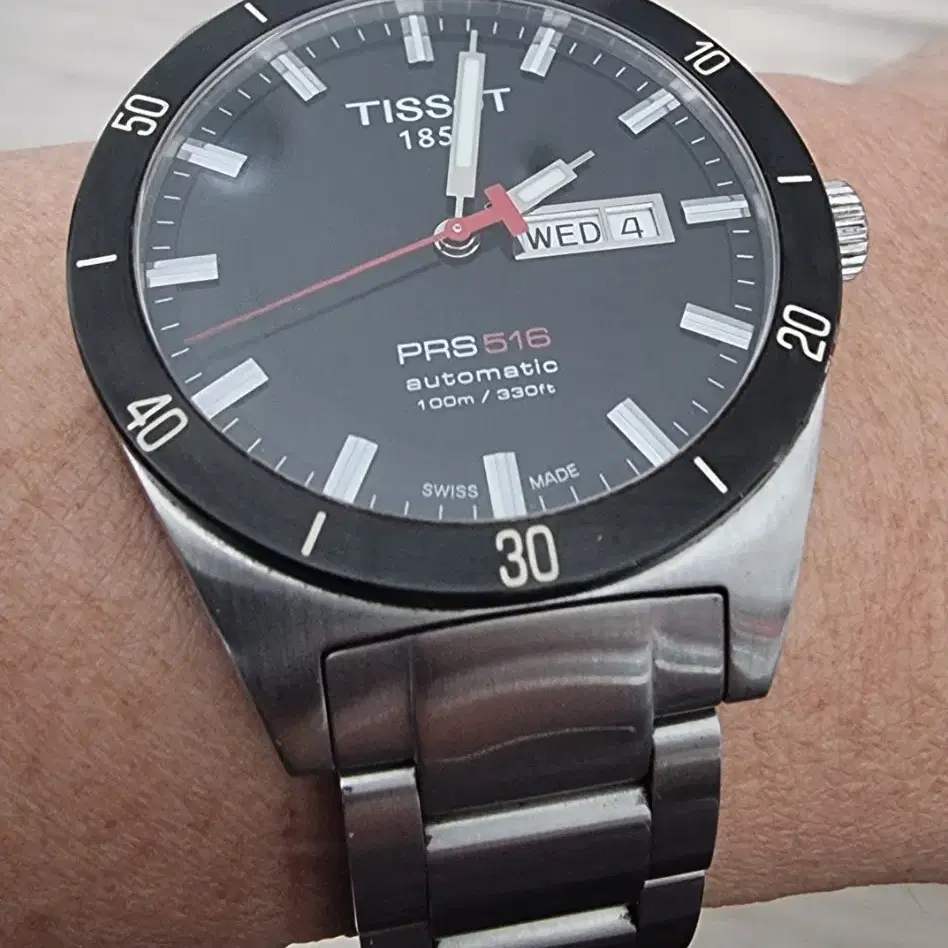 티쏘 (TISSOT) PRS516 오토메틱 시계 보증서+풀박스