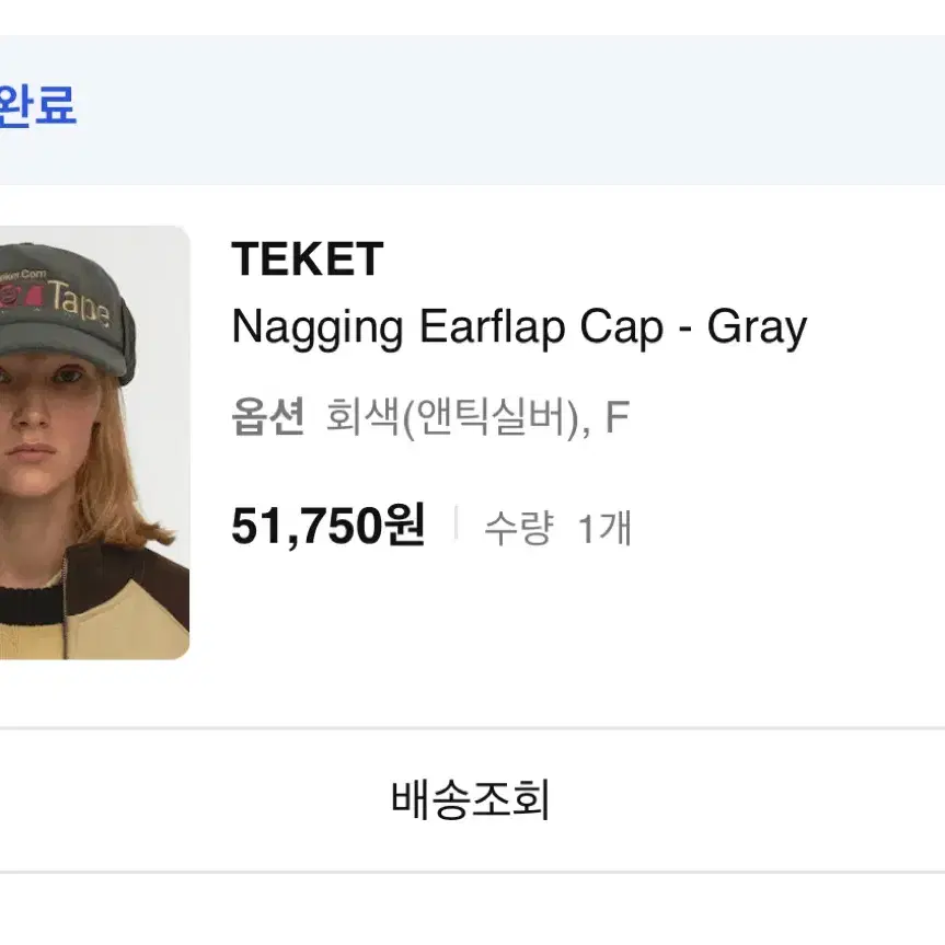 테켓 이어플랩 (earflap gray)