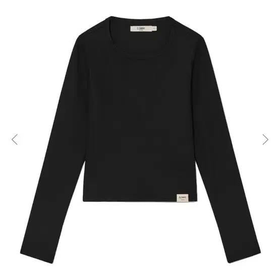 글로니 RIB CREW NECK LONG SLEEVE 립 크루넥 롱슬리브