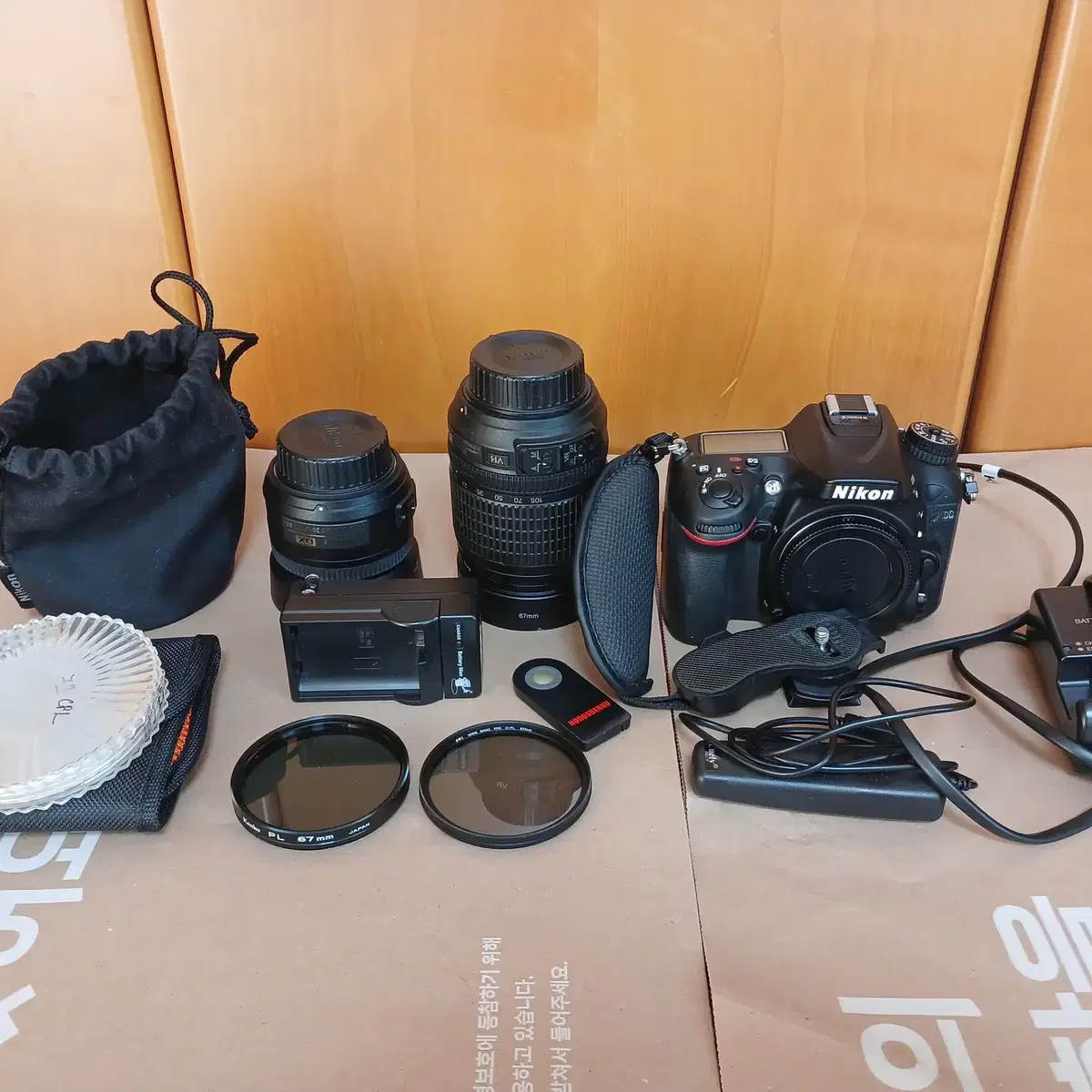 니콘 D7100 + 렌즈(2개) + 필터(3개) + 카메라 가방 외