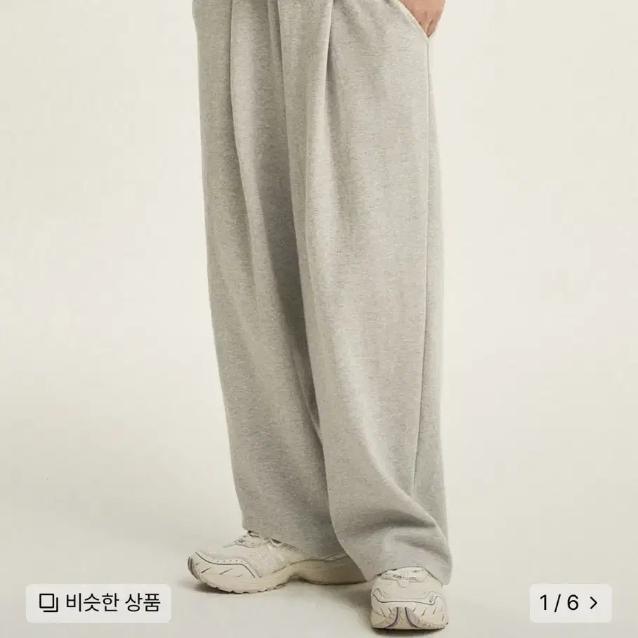 제로 팬츠 Deep One Tuck Sweat Pants [Grey]