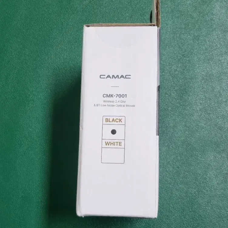 미사용 저소음 무선마우스 CMK-7001 검정