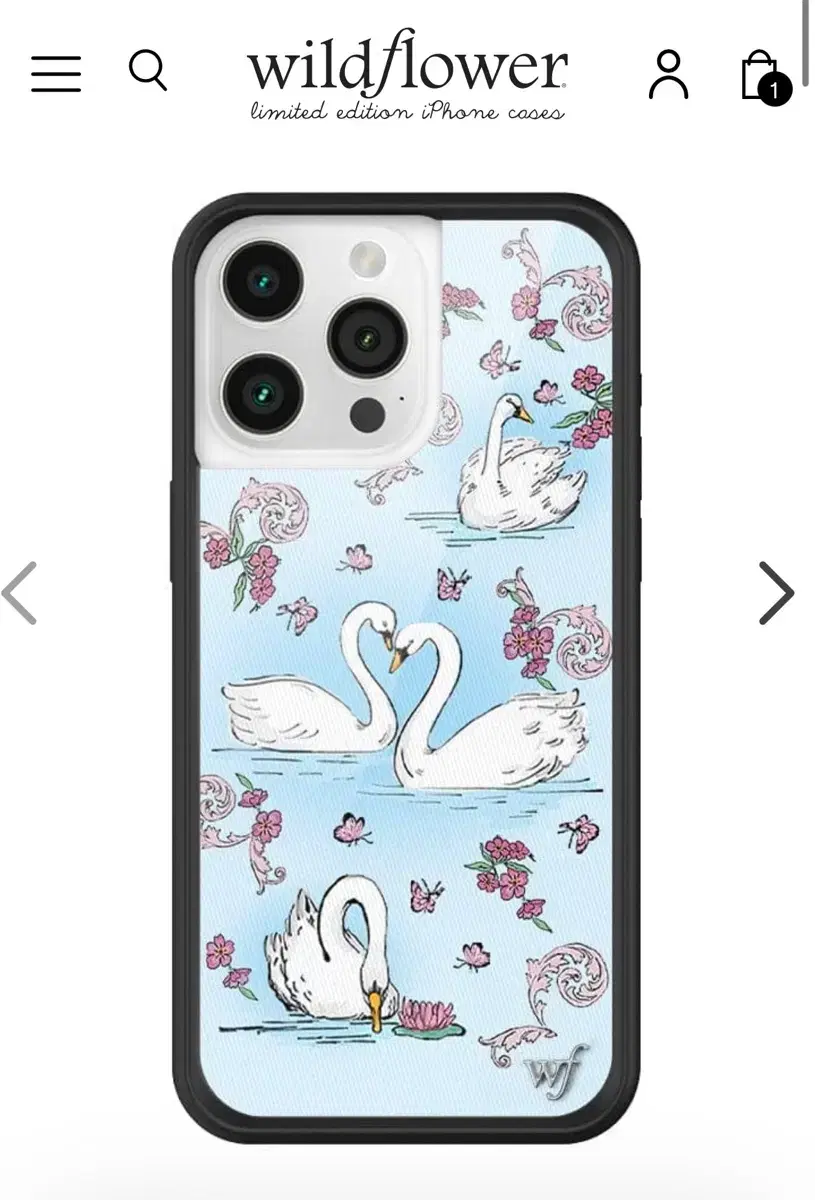 wildflower cases swan lake 14pro