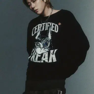 지코X그레일즈 vintage freak cat long sleeve