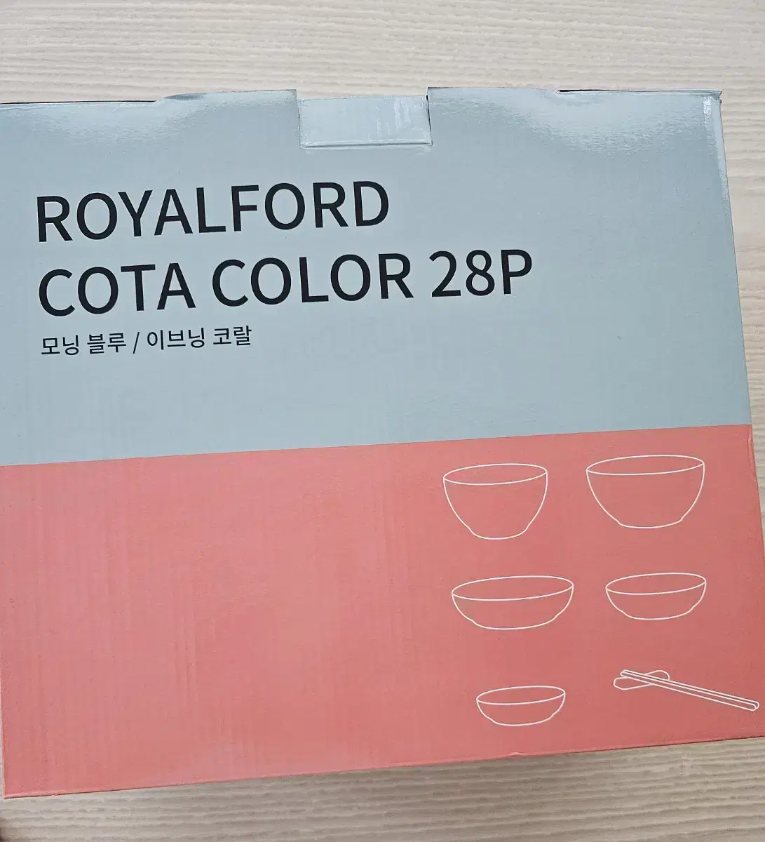 로얄포드 코타컬러 28P 그릇/식기/디너세트 (ROYALFORD COTA