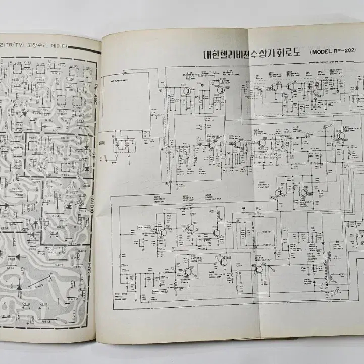 1975년 국산테레비회로집 라디오기술사 발행
