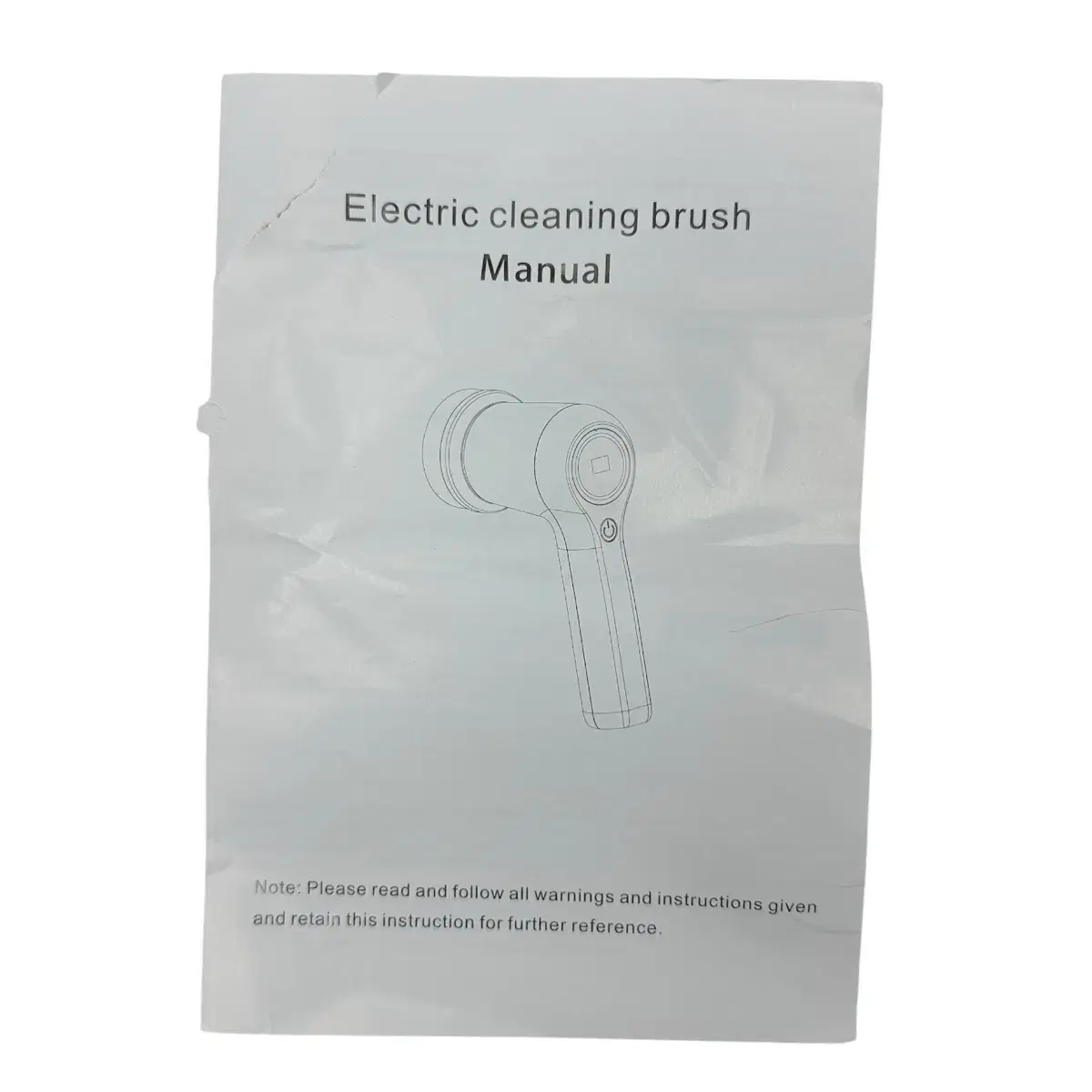 전기 청소 브러쉬 Electric Cleaning Brush 화이트