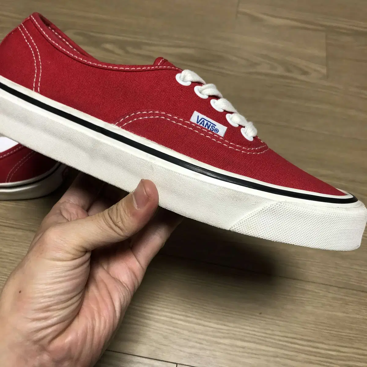 250) 반스 VANS 애너하임팩토리 44DX 어센틱 레드 반스 어센틱