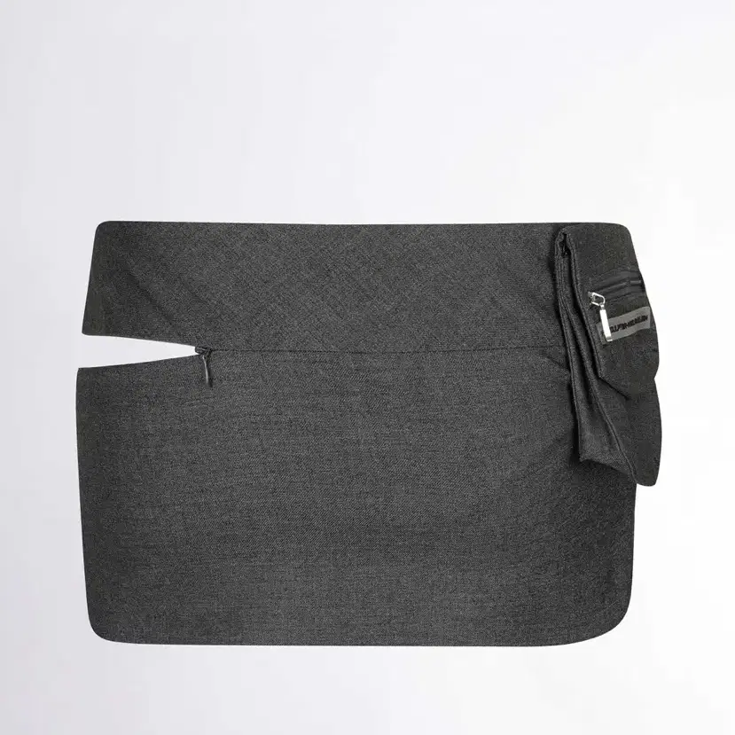 스컬프터 치마 Waist Point Classic Skort Gray