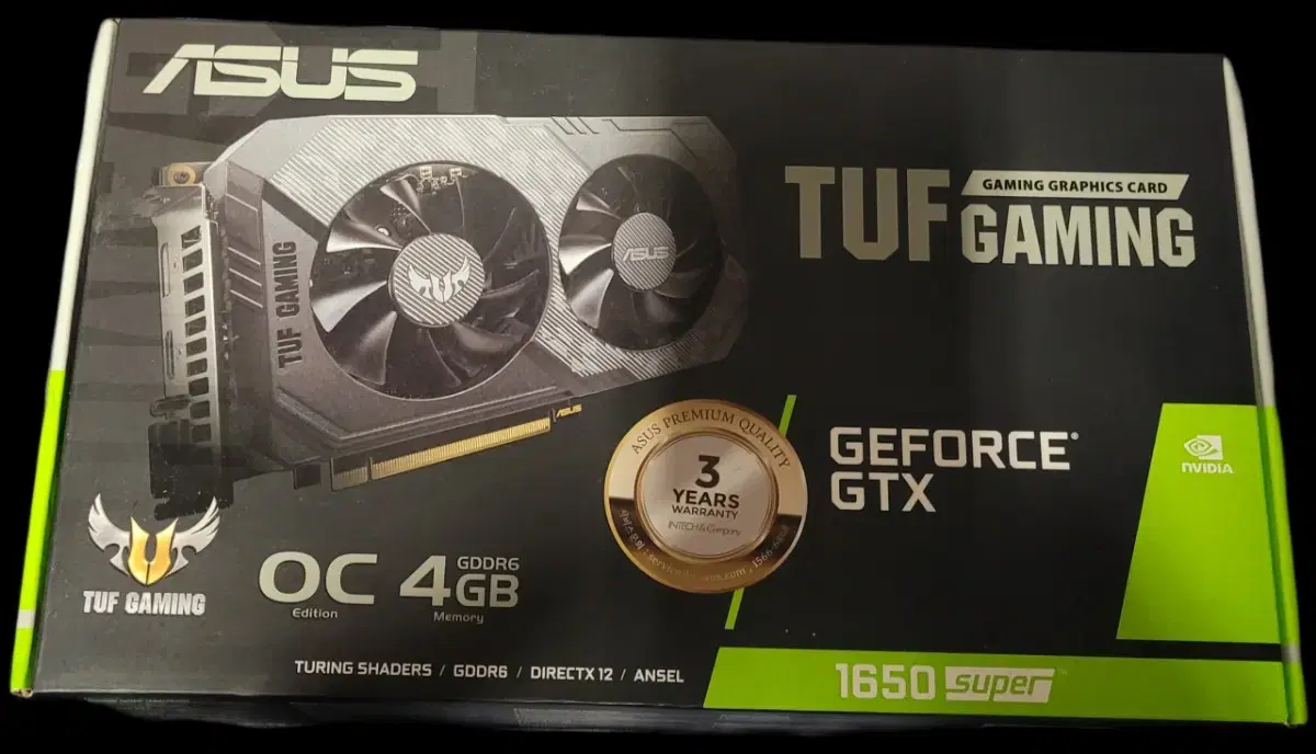 asus tuf gaming gtx 1650 super