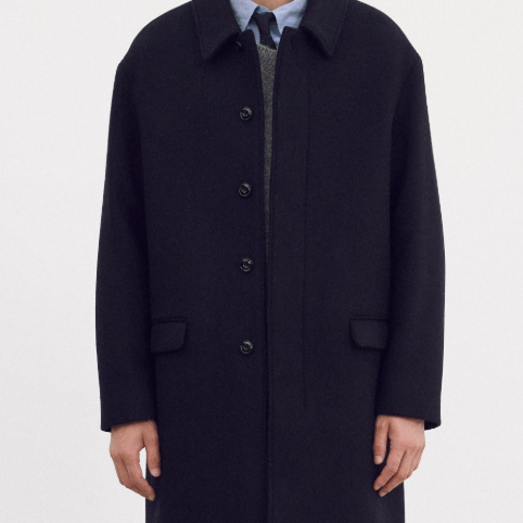 포터리 / Melton Wool Mac Coat / 3사이즈