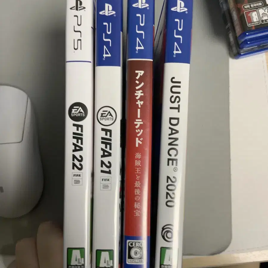 Ps4,5 피파22 피파21 언차티드4일본판 저스트댄스2020 일괄