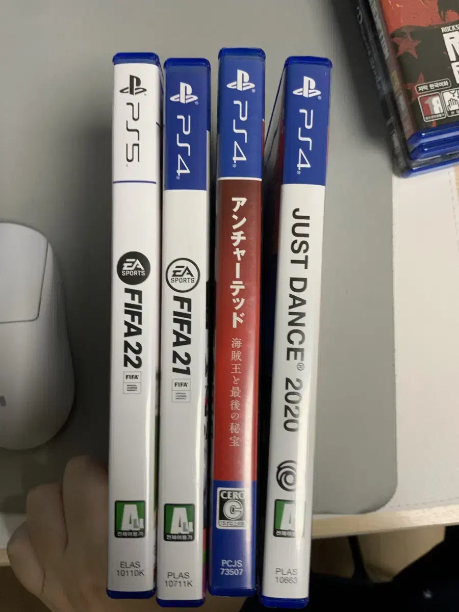 Ps4,5 피파22 피파21 언차티드4일본판 저스트댄스2020 일괄