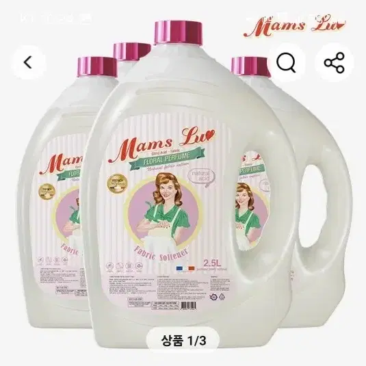 [무료배송] 섬유유연제 2.5L X 4 일괄