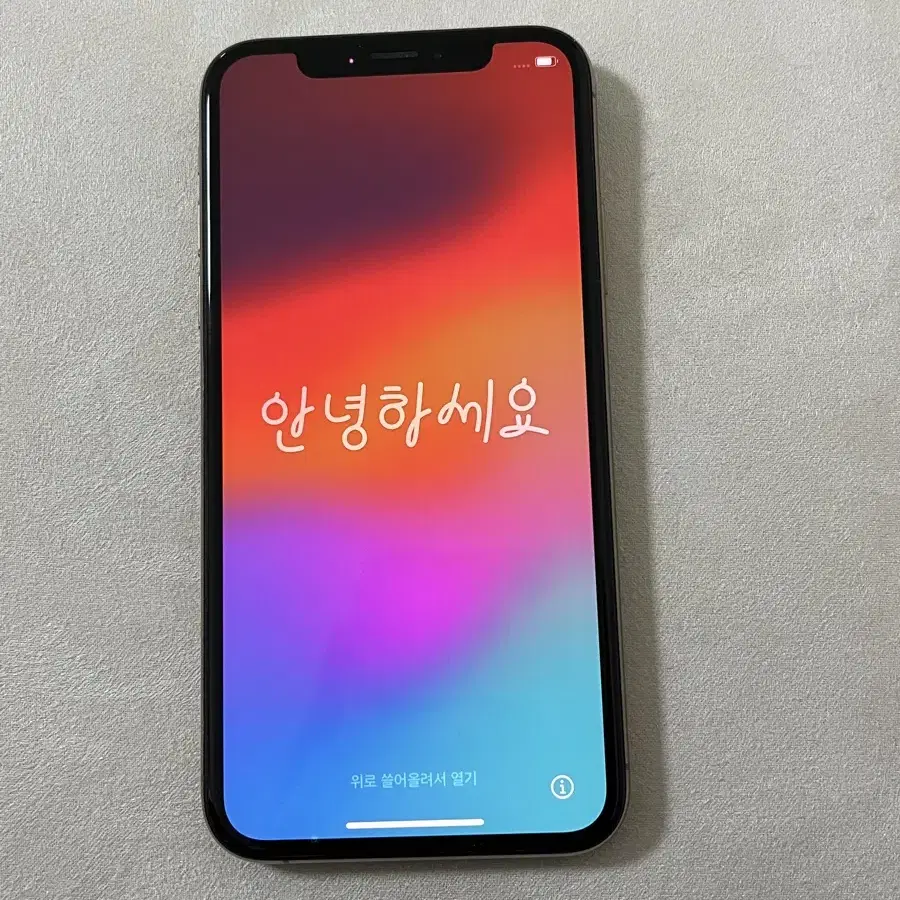 애플 아이폰xs 64GB 골드