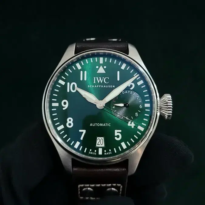 iwc 빅파일럿 46mm IW501015 그린 다이얼