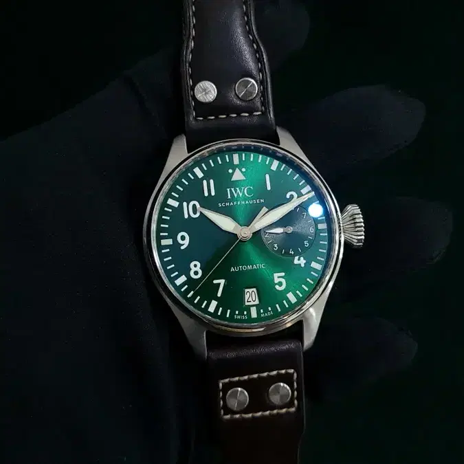 iwc 빅파일럿 46mm IW501015 그린 다이얼