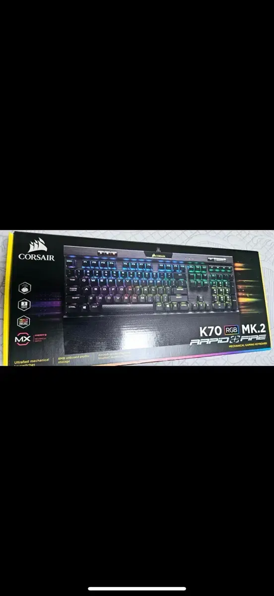 커세어 k70 CORSAIR K70 RGB MK.2 은축