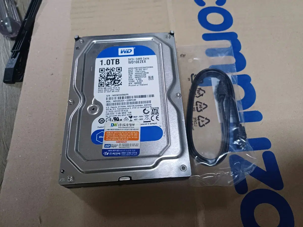 중고하드 WD 1테라 HDD