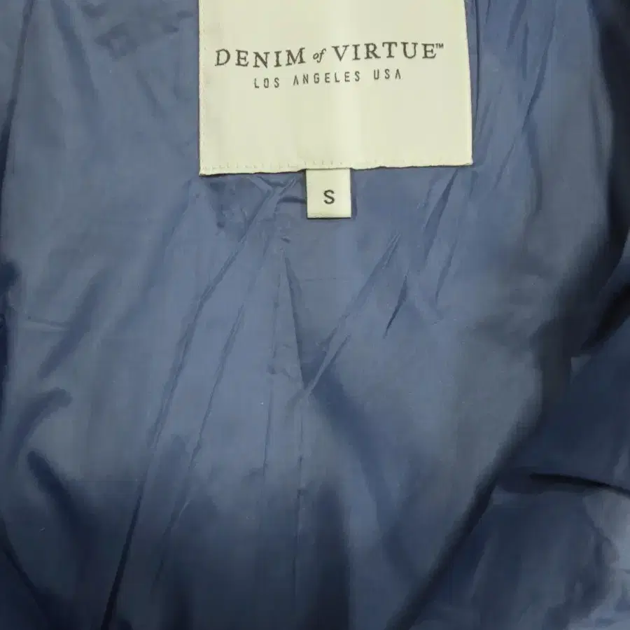 DENIM OF VIRTUE 패딩 반유광 여성패딩