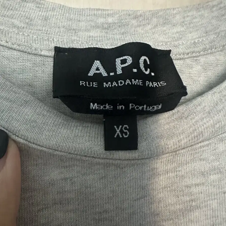 A.P.C. 아페쎄 Denise 티셔츠 그레이 XS