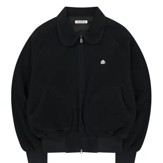 코이세이오 ROUND COLLAR FLEECE JACKET