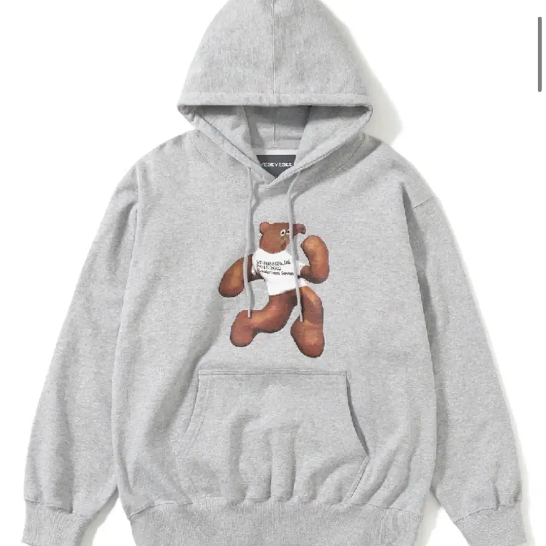 [M] 예스아이씨 S**t Bear Hoodie Grey