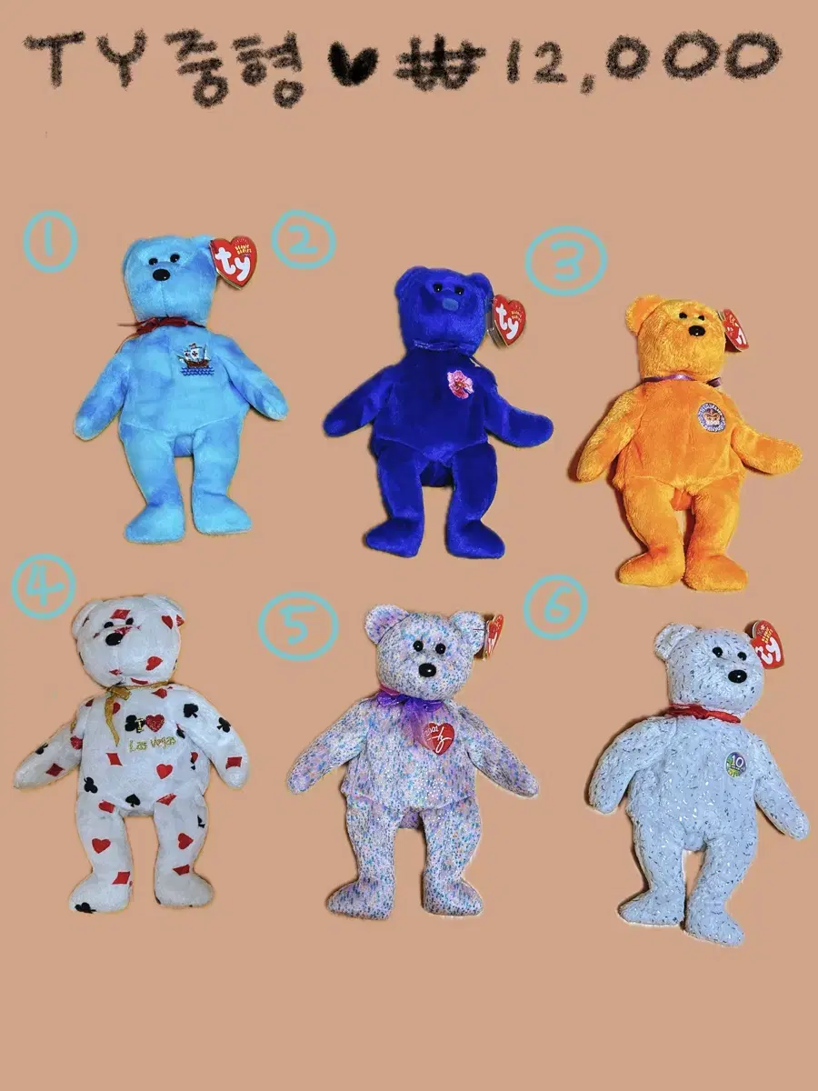 TYBear TYBear Teddy Bear Medium TY Doll 2