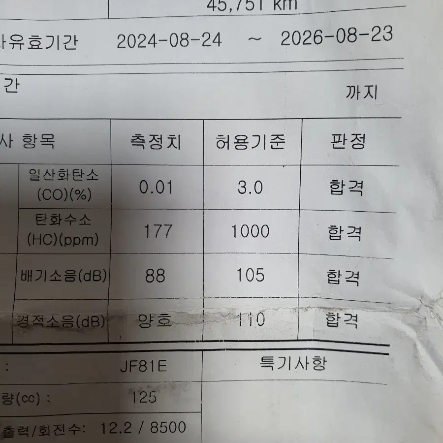 pcx 125cc 2019년 47***km 팝니다